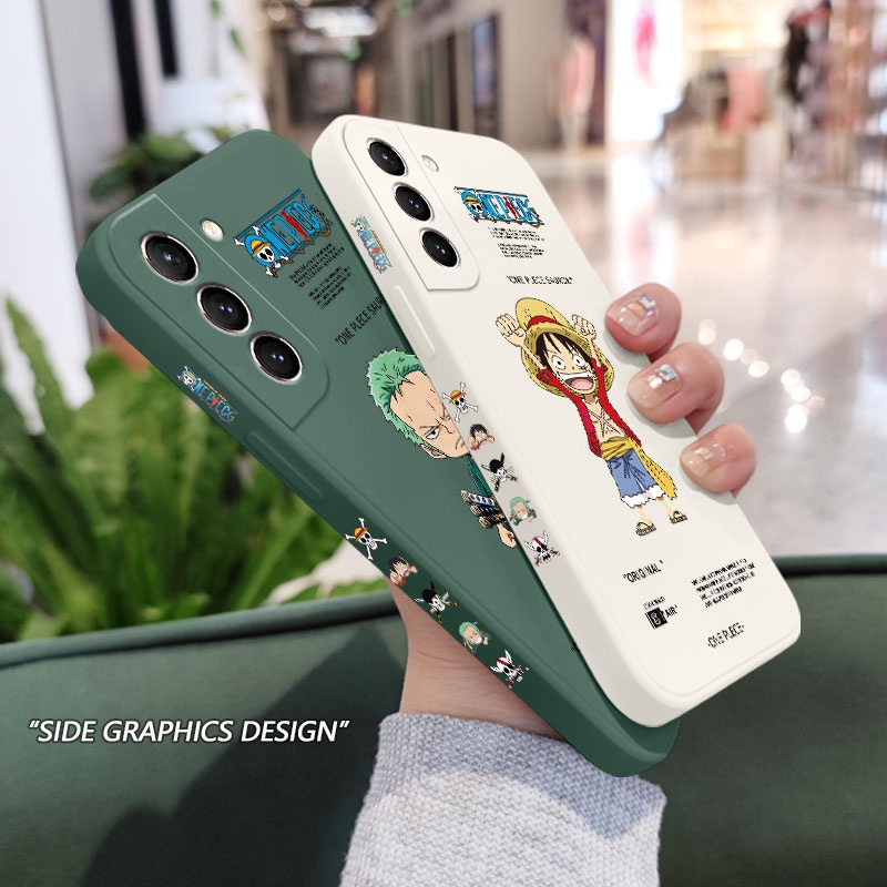 Ốp Điện Thoại Cảm Giác Chạm Thoải Mái Hình Cướp Biển Cho Samsung Galaxy S21 S20 FE Ultra Plus