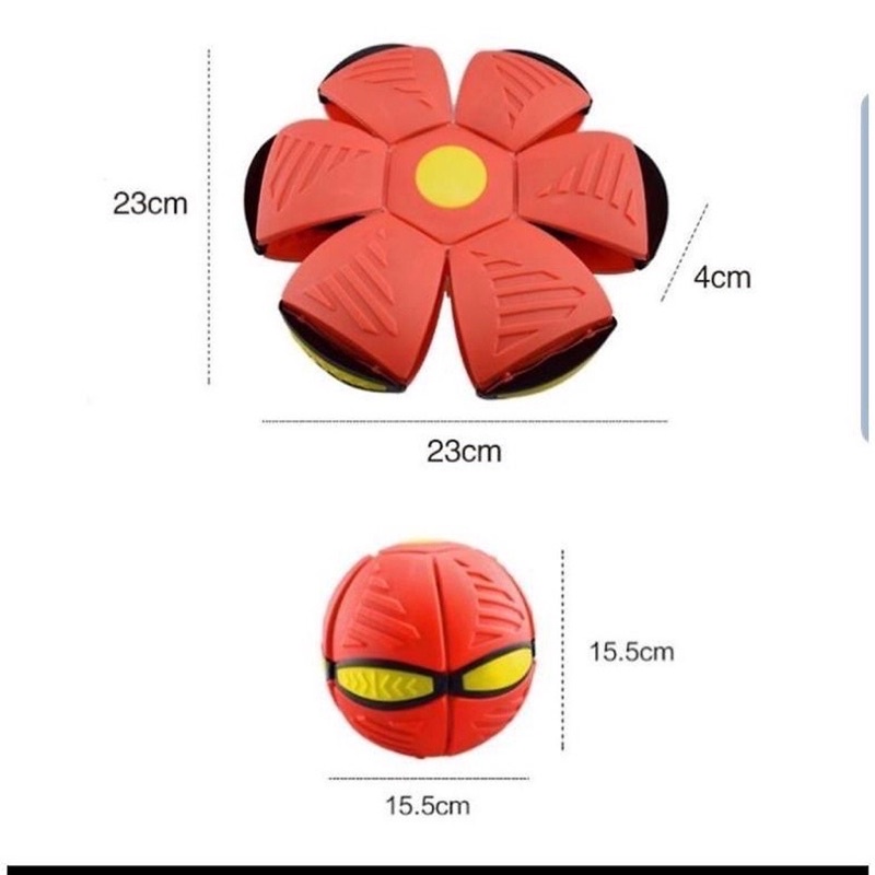 Bóng Ma Thuật Tự Nảy Banh Ném Đĩa Bay Ufo Bật Lò Xo Bằng Nhựa Abs Biến Dạng Có Đèn Led Siêu Sáng Giá Rẻ