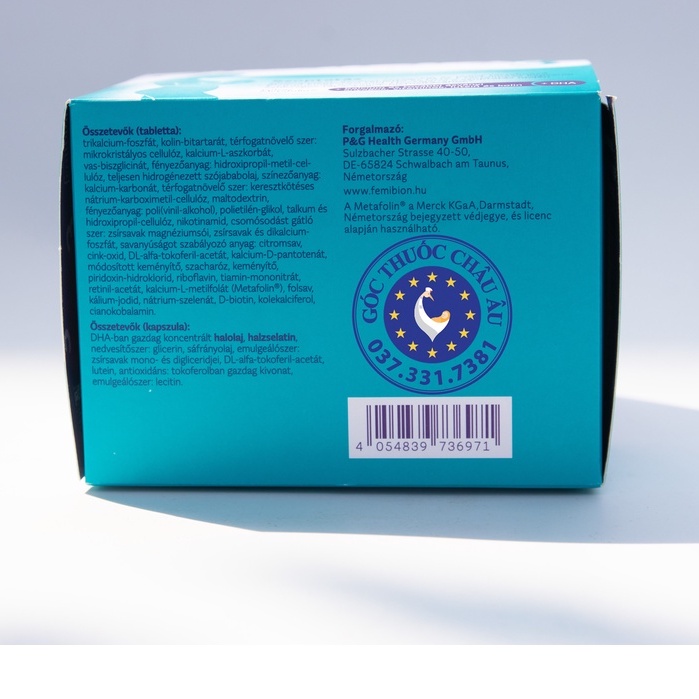 COMBO: 1 Femibion 2 và 1 Femibion 3 sản xuất tại Đức Vitamin bầu và sau bầu.