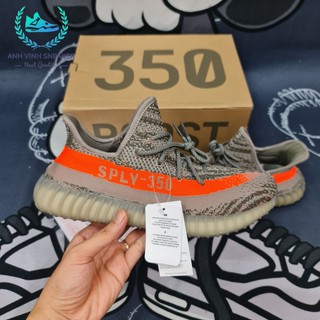 Giày yeezy 350 v2 beluga 2.0 thể thao đi chạy bộ nam nữ sneaker yz 350v2 màu rêu cam đế boost êm siêu nhẹ cao cấp