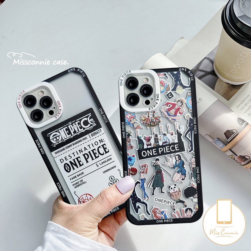Ốp Điện Thoại TPU Hoạt Hình One Piece Cho IPhone 11 7 8 6 6S Plus 12 13 14 11 Pro MAX XR 7Plus 8plus 14 Plus X XS MAX SE 2020 8plus