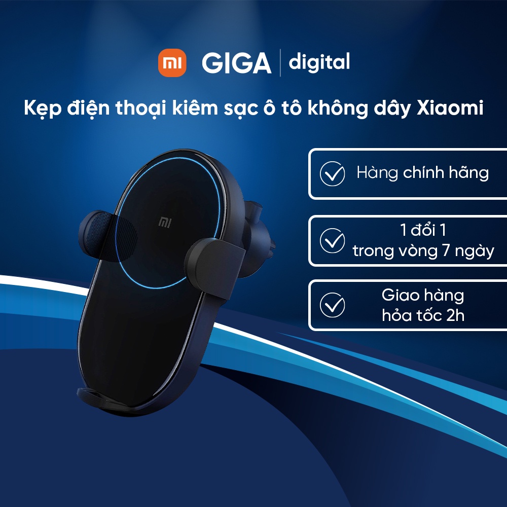 Kẹp điện thoại kiêm sạc ô tô không dây Xiaomi WCJ02ZM