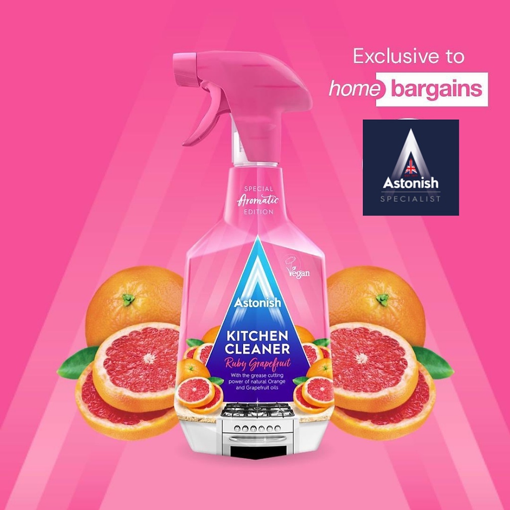 Bình xịt tẩy dầu mỡ &amp; cháy khét Astonish C3410 750ml