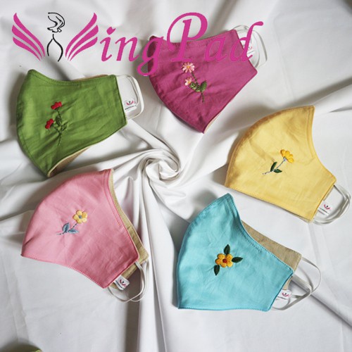 Combo 2 KHẨU TRANG VẢI Cotton Hàn Quốc - WINGPAD MẪU MỚI