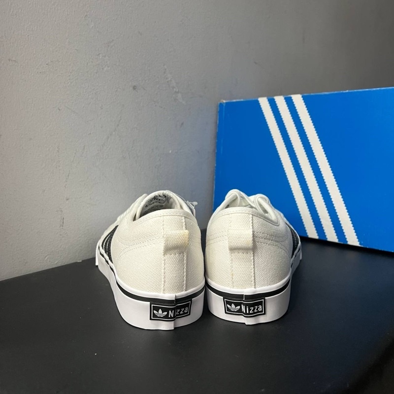 Giày Thể Thao Nam Nữ Adidas Nizza Trefoil Black White Simple Sneaker