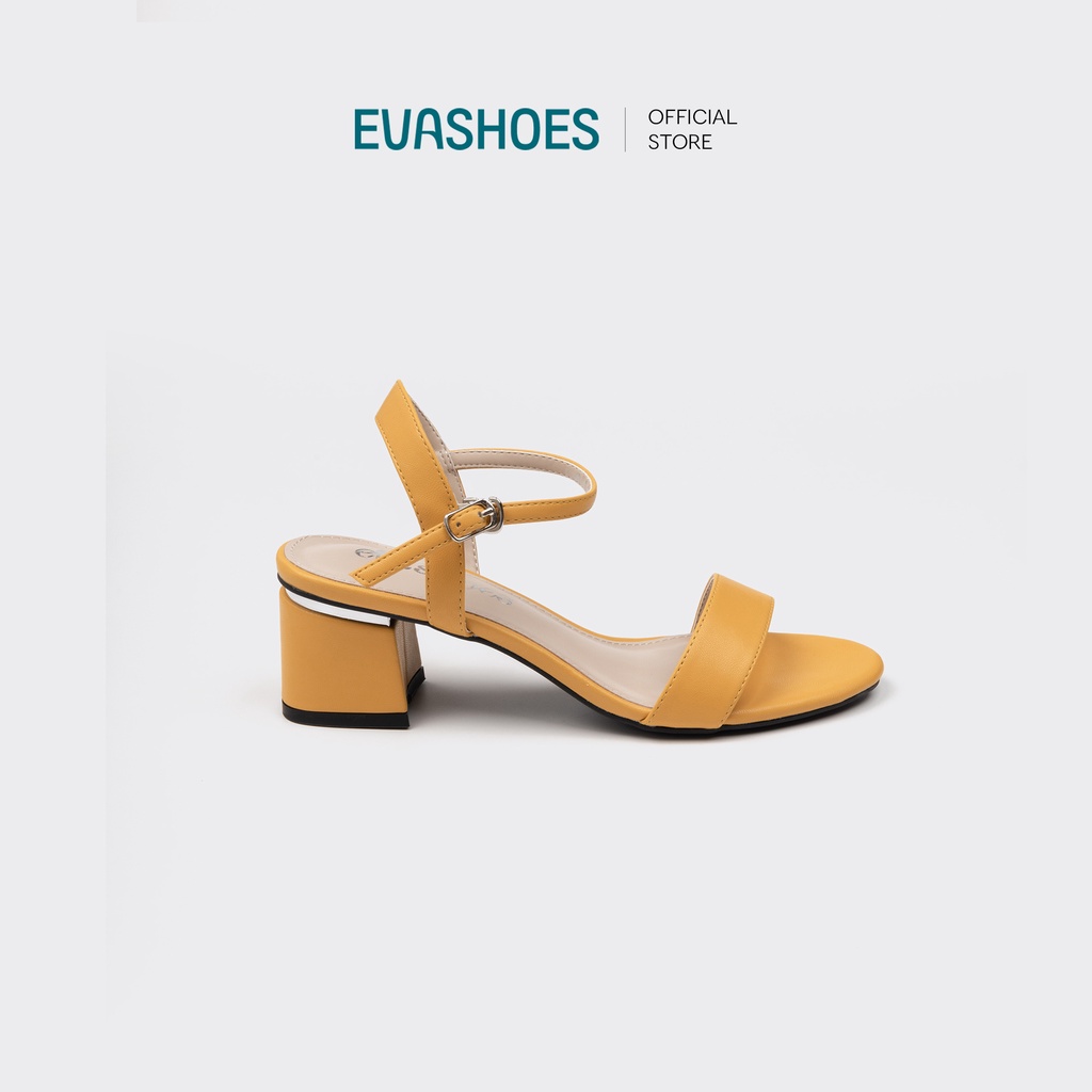 Dép Sandal cao gót đế vuông 5cm Evashoes Eva0045V