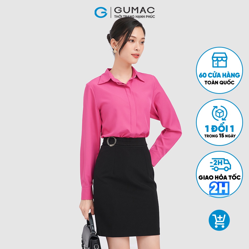 Chân váy nữ chữ A GUMAC nhiều màu VC09064