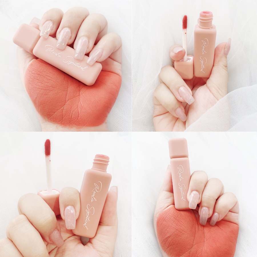 "Màu Mới" Son Lì Cam Tây Không Chì Chất Son Siêu Mềm Mịn Ăn Uống Không Trôi Từ Hoa Hồng Sạch Juliet Rosalia