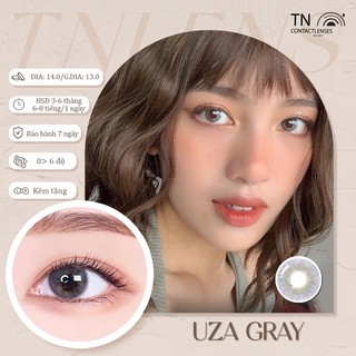 Lens mắt 0 Độ thái lan siêu đẹp kính áp tròng màu xám thời trang siêu đẹp giao ngẫu nhiên