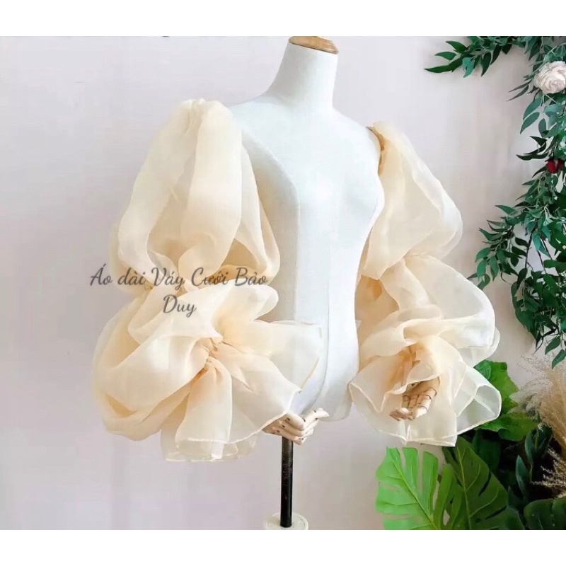 cặp tay rời cài váy cưới trang phục tiệc