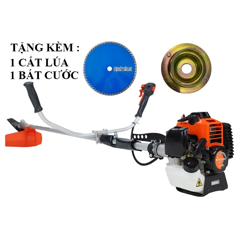 Máy Cắt Cỏ 2 Thì MITSUYAMA TL-33N Thiết Kế Hiện Đại, Tay Cầm Cải Tiến Hàng Chính Hãng