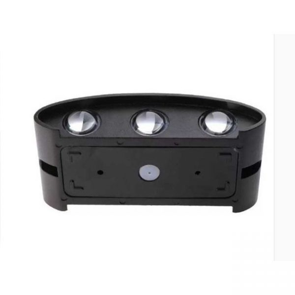 Đèn hắt gắn tường 2 đầu, đèn hắt ngoài trời - 6 tia -8 tia- vỏ nhôm nguồn chống nước