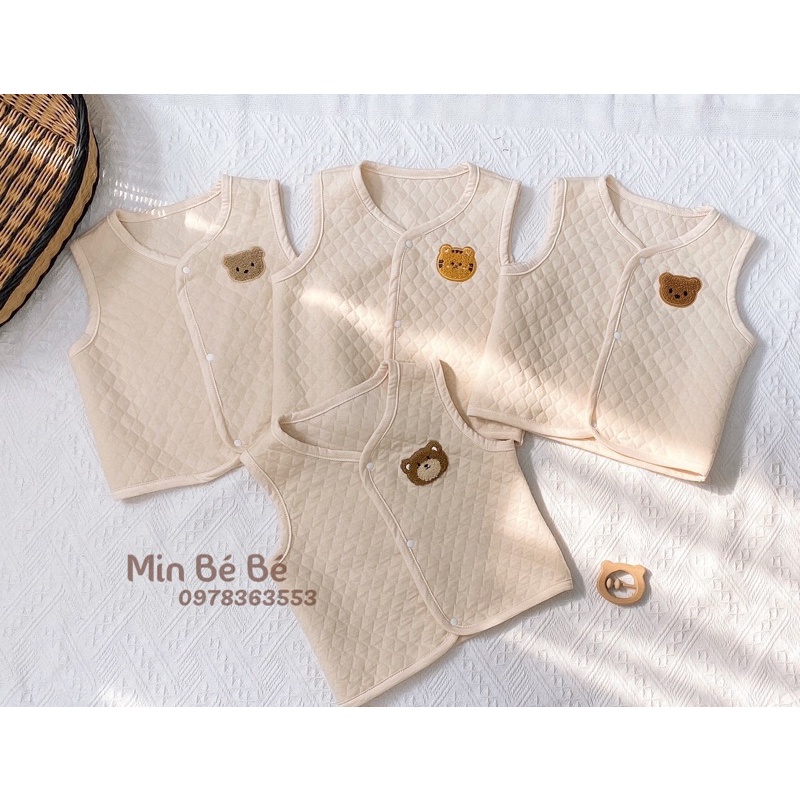 Áo ghi lê trần bông mềm mại cho bé