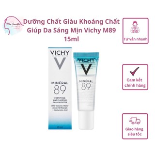 [Mini size 10ml] Dưỡng Chất Giàu Khoáng Chất Giúp Da Sáng Mịn Và Căng Mượt Vichy Mineral 89