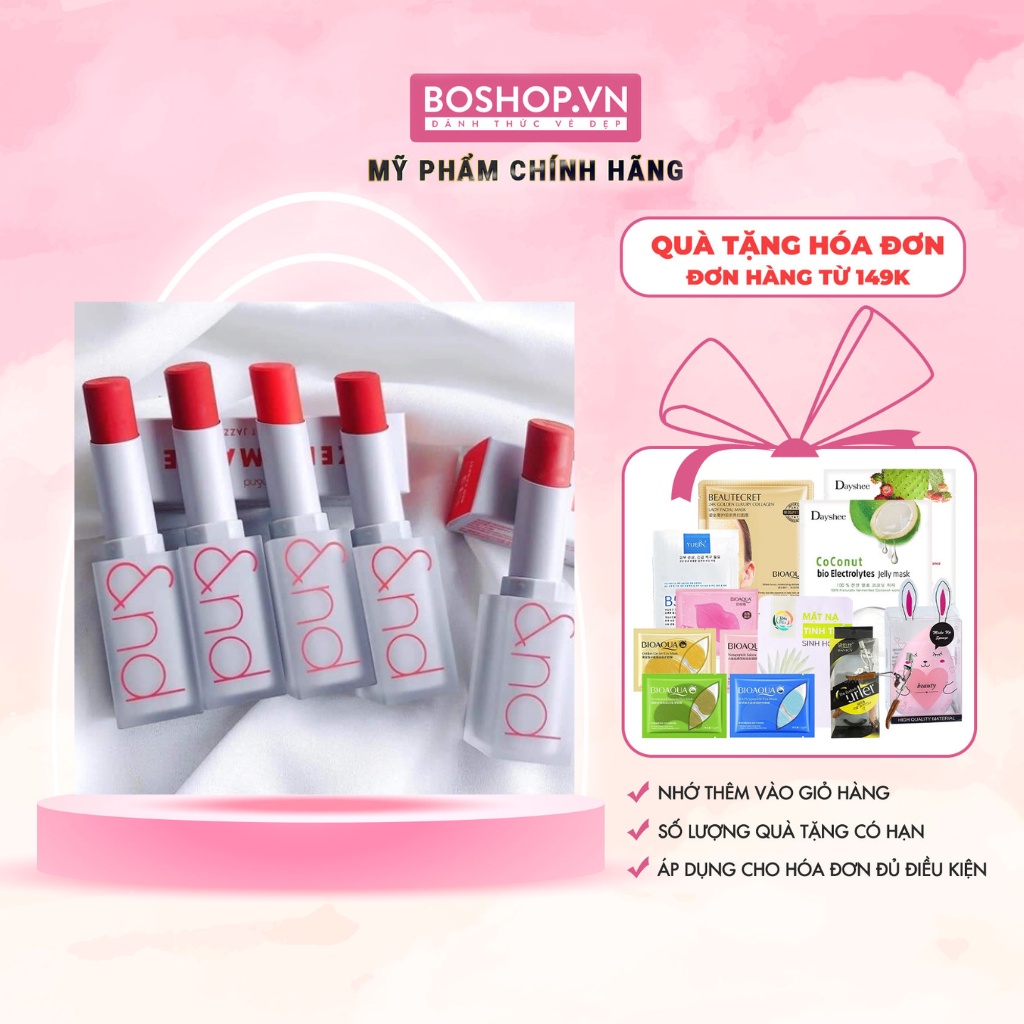 [MÀU MỚI] Son Lì Romand Zero Gram Matte Lipstick 3g