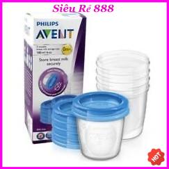 ⚡️ Cốc trữ sữa AVENT 180ml (hộp 5 chiếc)