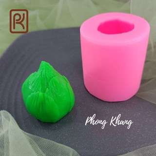 [Ảnh thực tế] Khuôn silicon 4d Phong Khang làm rau câu hình búp sen non