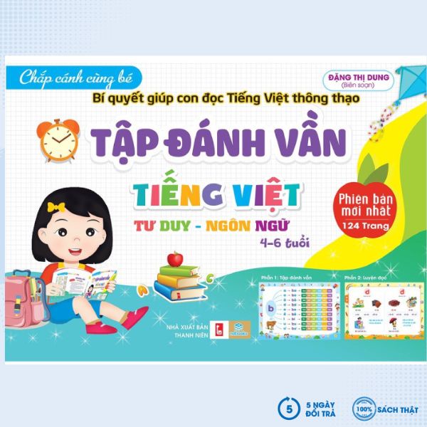 Sách - ND - Tập Đánh Vần Tiếng Việt - Bí Quyết Giúp Con Đọc Tiếng Việt Thông Thạo Dành Cho 4-6 Tuổi