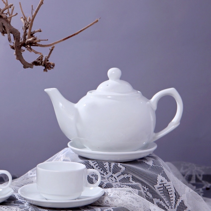 Ấm Bầu Sứ Long Phương ,Ấm  Pha Trà  Bằng Sứ  Cao Cấp