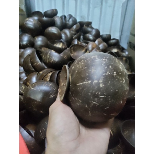 Chén gáo dừa 11-12cm có đế bằng bát cơm
