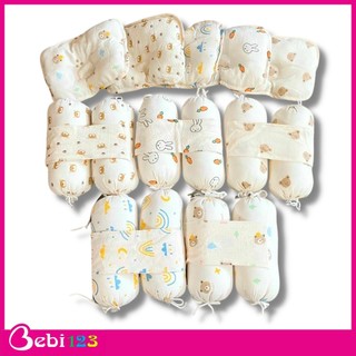 Bộ gối chặn Xốp, kèm gối nằm lõm Baby Bee cho bé
