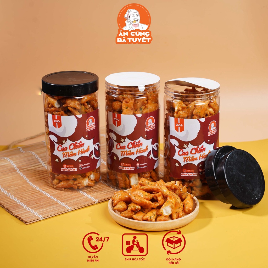 Combo x3 Cua Chiêm Mắm Hành - ĂN CÙNG BÀ TUYẾT