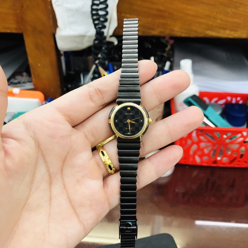 Đồng hồ nữ si nhật Siulex, dây khoá zin
