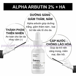 Serum dưỡng trắng da The Ordinary Alpha Arbutin 2% + HA 30ml