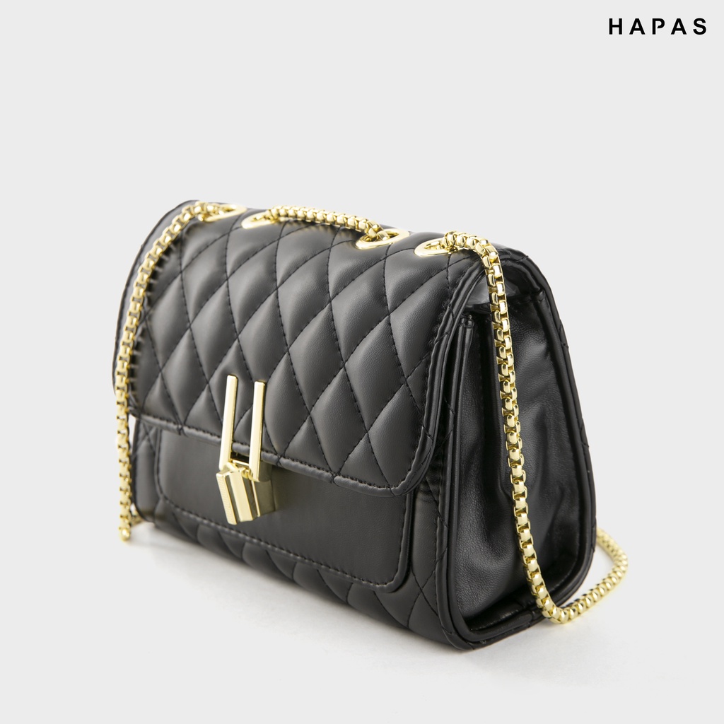 Túi xách nữ đeo chéo bag công sở ô trám khóa HAPAS - TDC20380