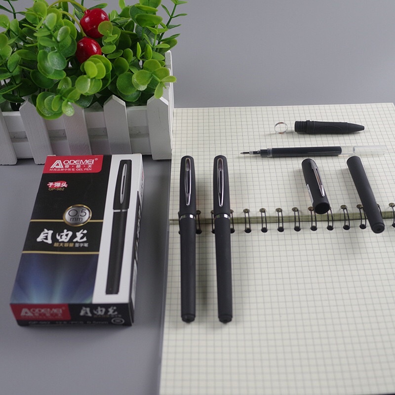 Bút gel Odemei luyện viết chữ Hán đẹp ngòi 0.7