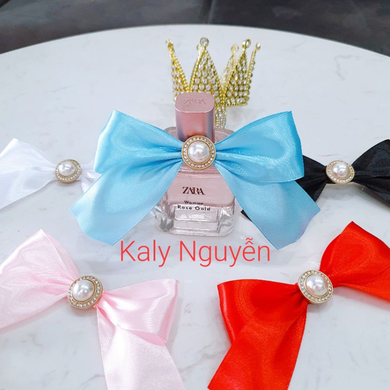 Kẹp nơ đính Charm hàn quốc hình HÌNH VÀ VIDEO SHOP TỰ CHỤP 100%