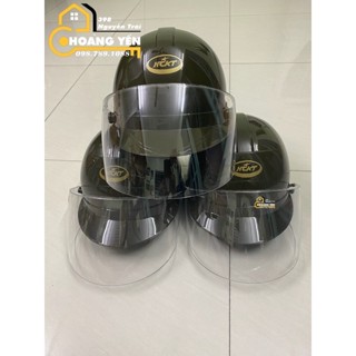 Mũ bảo hiểm ngành công an HCKT, nón bảo hiểm nghành kèm kính (nhập từ Bộ công an)