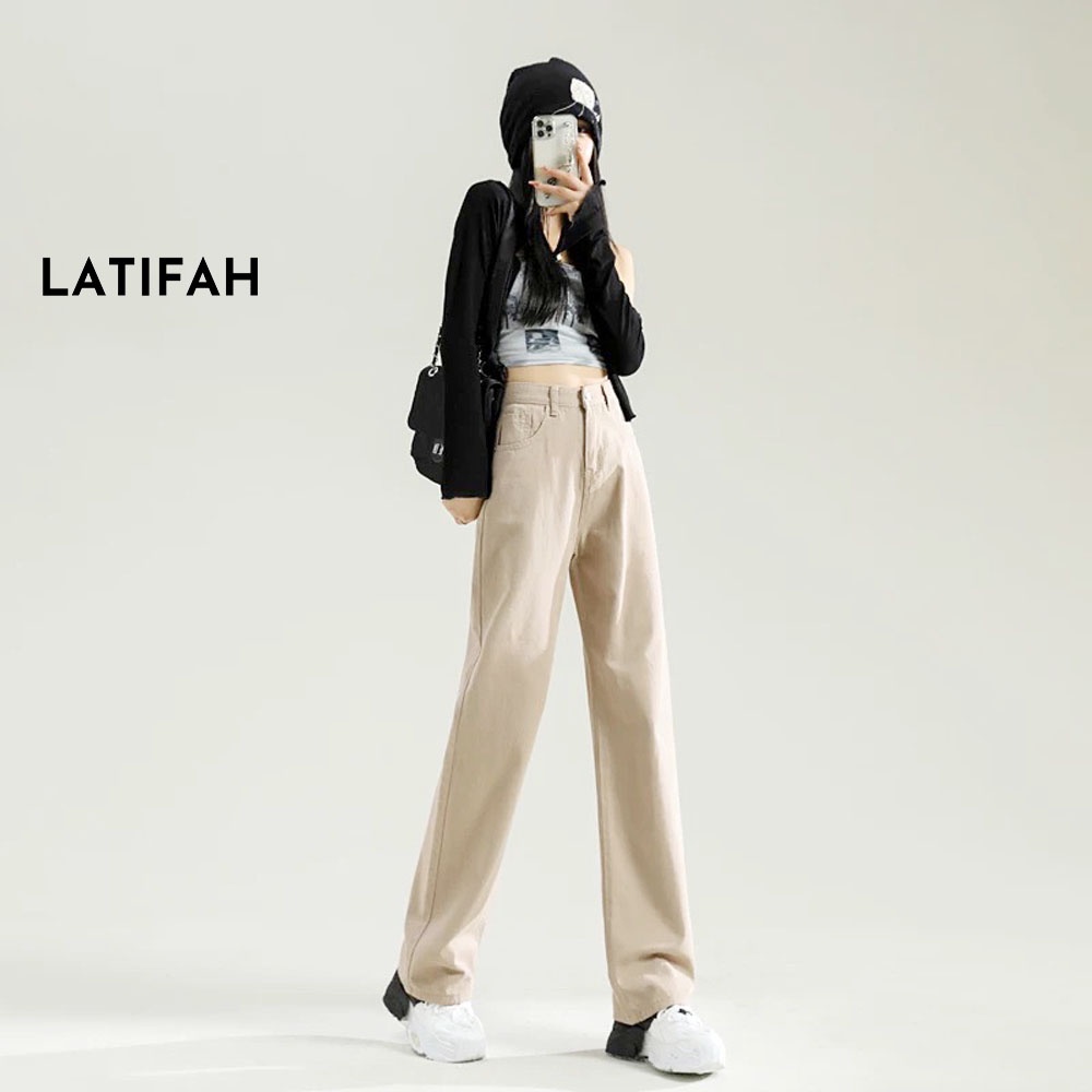 Quần baggy suông kaki nữ LATIFAH form rộng QD045 ulzzang phong cách hàn quốc