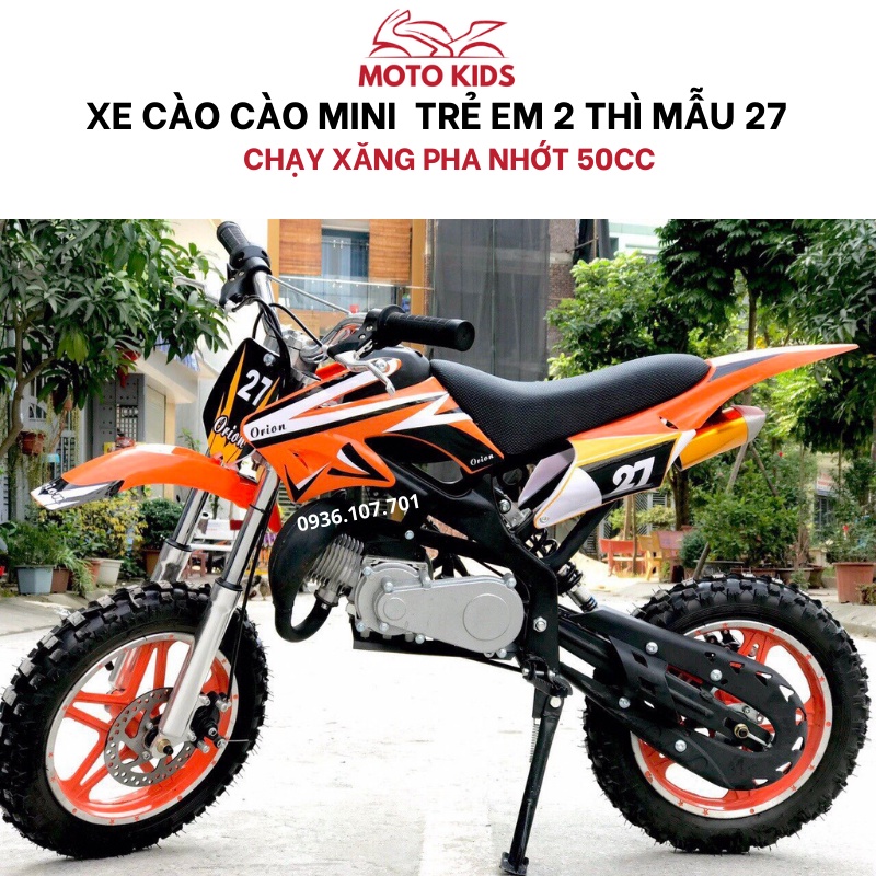Xe cào cào mini- xe ruồi -50cc - phuộc ngược bánh lớn