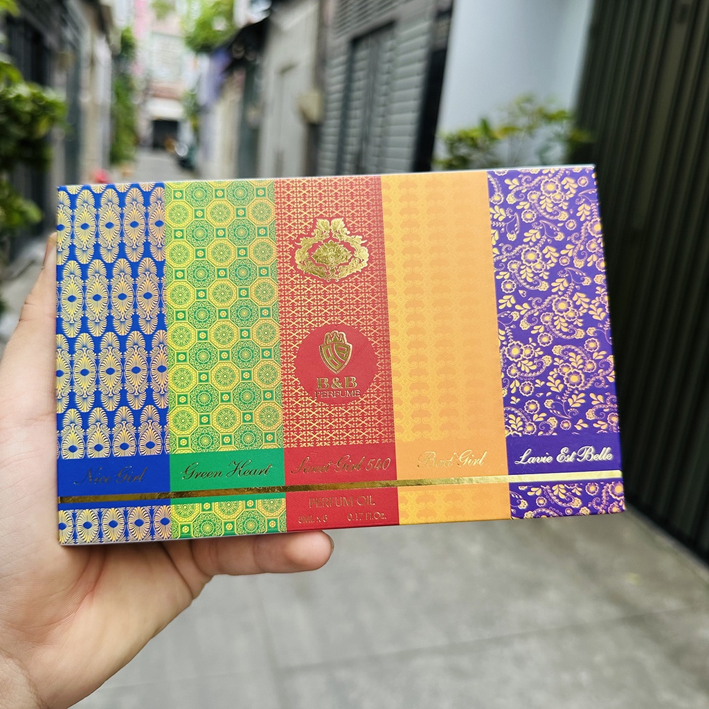 Tinh dầu nước hoa nữ B&B Test Bad Girl 5ml lưu hương cực lâu phong cách Pháp