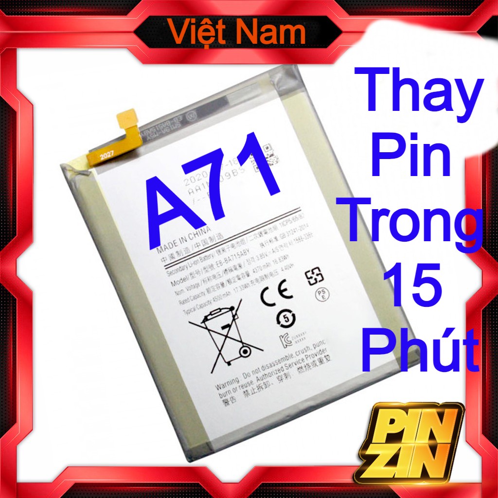 Pin Zin Hãng Scud dành cho điện thoại Samsung Galaxy A71 A715 EB-BA715ABY - 4500mAh