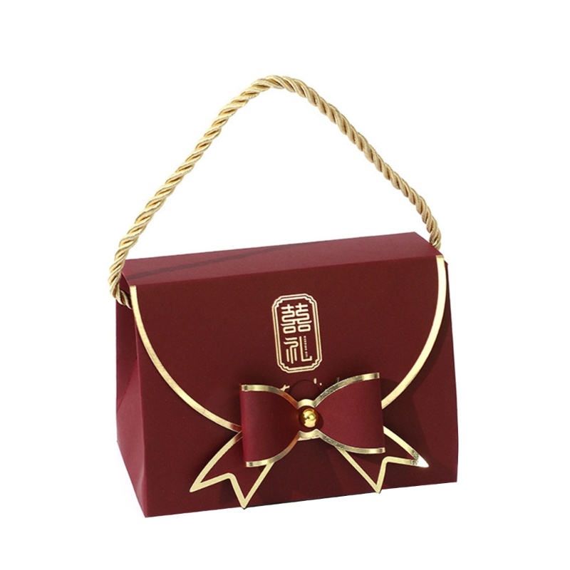 Hộp Đựng Kẹo Cưới / Sinh Nhật Có Tay Cầm Tiện Dụng