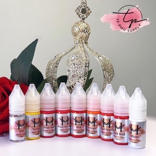 Mực phun xăm bong đậm hoa tít, mực hoa đào mỹ chính hàng full 10ml