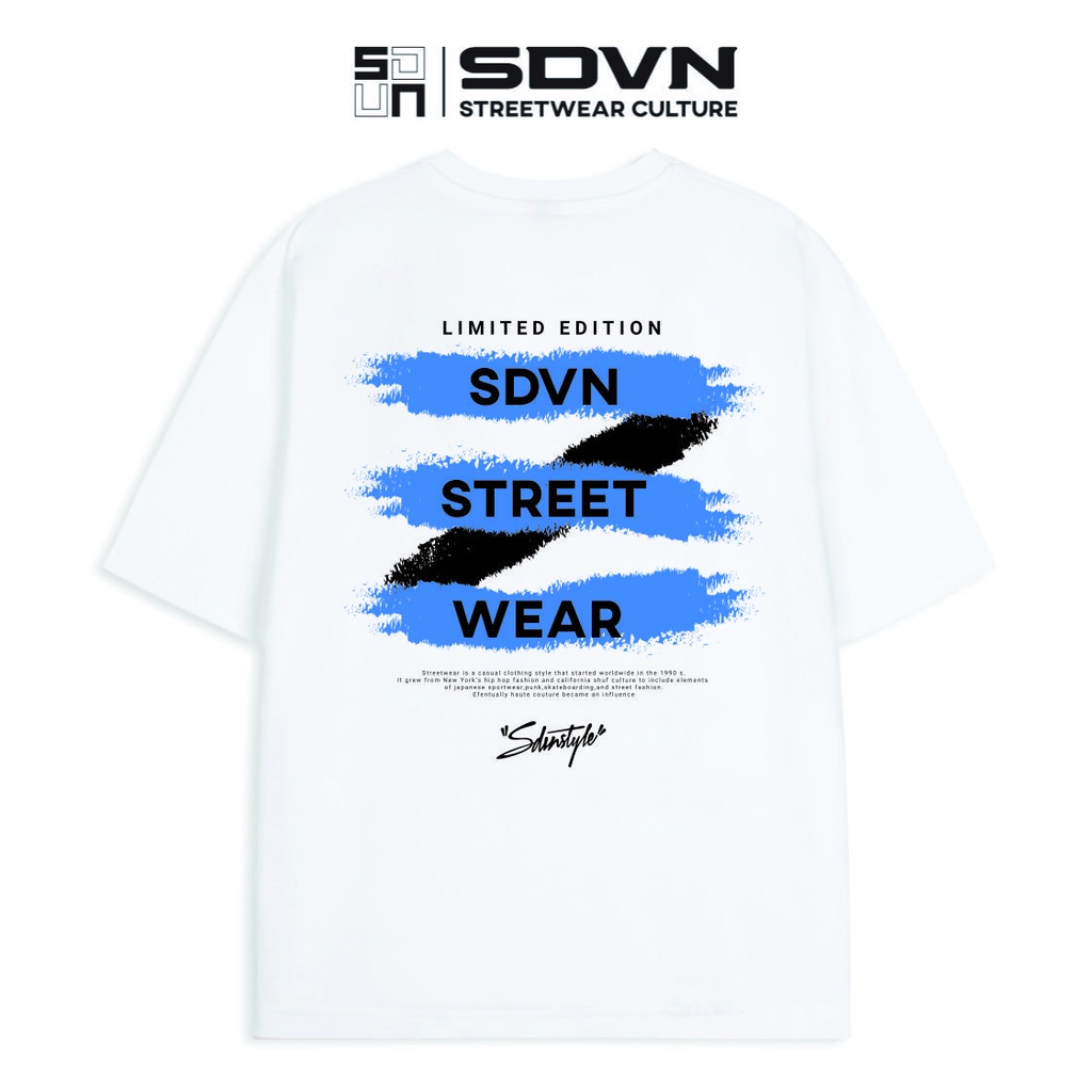 Áo Thun Unisex form rộng - Brand Chính Hãng SDVN - STRIPES