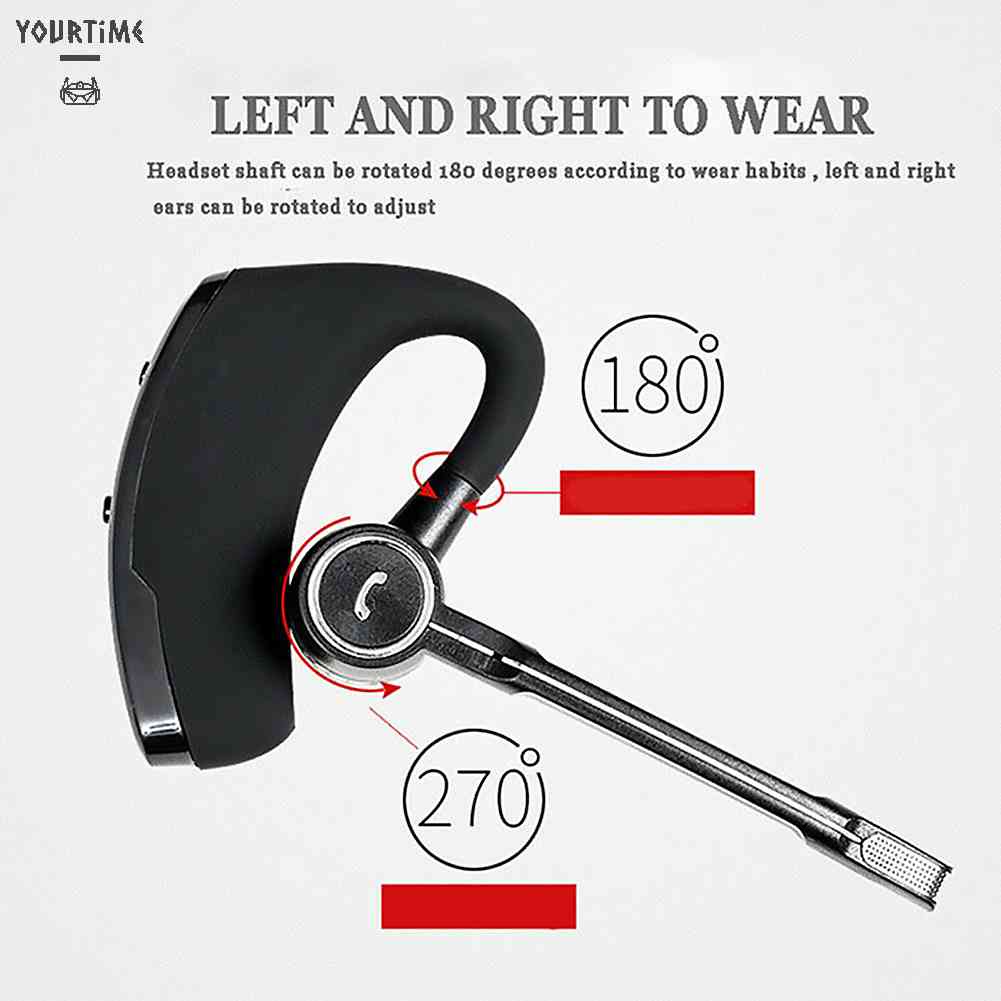 Tai Nghe Bluetooth V8S Móc Vành Tai Tích Hợp Mic
