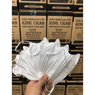 Khẩu trang kháng khuẩn 6D, khẩu trang cua King Crab đủ màu rẻ đẹp