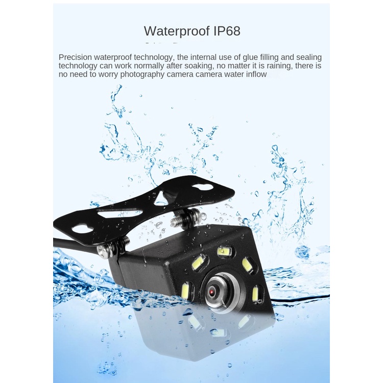 Camera Lùi Xe CCD Với 12 Bóng Đèn Led Hỗ Trợ Quay Ban Đêm Cho Xe Hơi | BigBuy360 - bigbuy360.vn