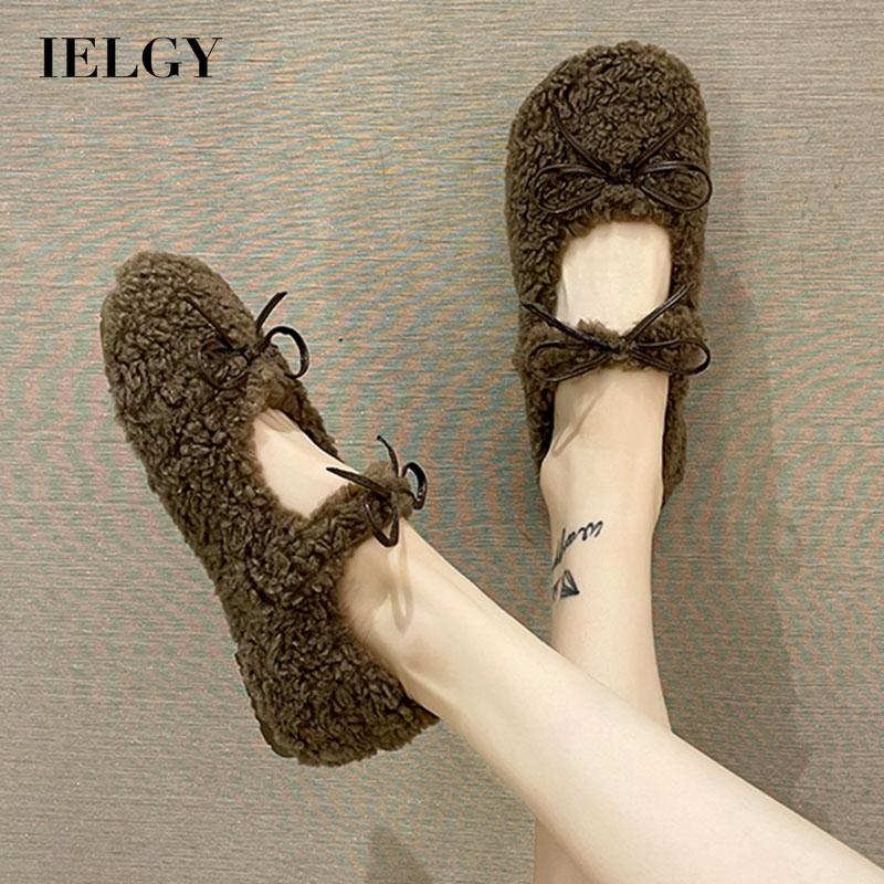 Giày Búp Bê Đế Bằng Miệng Nông Thiết Kế Ngọt Ngào Dễ Phối Đồ Cho Nữ