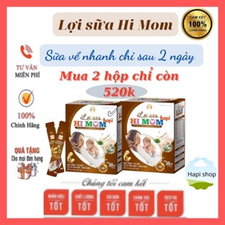  2 hộp lợi sữa Hi Mom kích sữa sữa đặc thơm mát nhiều sữa   kèm quà tặng  