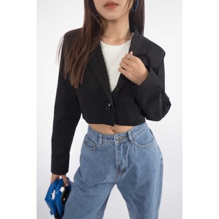 Áo blazer croptop nữ | Yuchi Blazer | Secodee