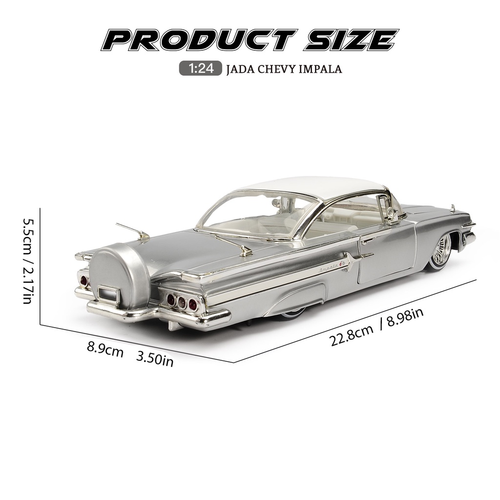 Mô Hình Xe Hơi Chevrolet Cổ Điển 9 Màu Tỉ Lệ 1 / 24