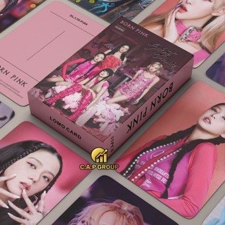 Thẻ Lomo card BlackPink bo góc BORN PINK Hồng Album Thần Tượng Kpop