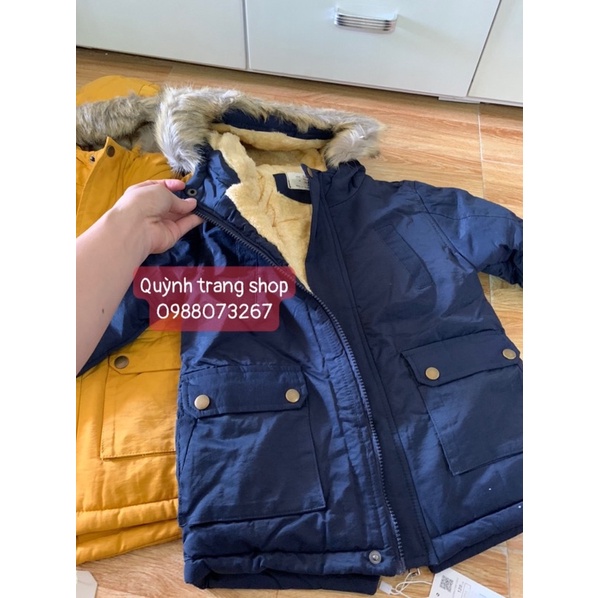 ÁO PARKA LÓT LÔNG CHO BÉsẵn hàng giao ngay