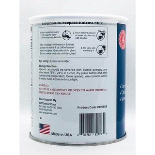 [HÀNG MỸ - DATE 9/2024] Sữa Entrust Nonfat Dry Milk 400G ( không đường dành cho người tiểu đường )