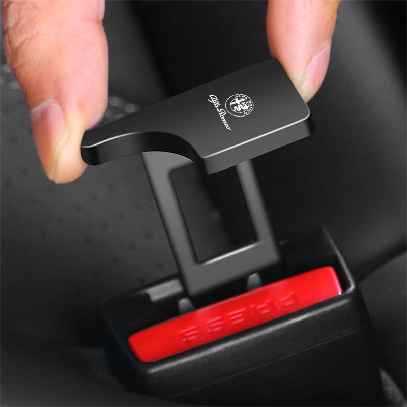 1 Khóa Dây An Toàn Bằng Kim Loại Màu Bạc Chất Lượng Cao Cho Alfa Romeo 159 147 156 giulietta 147 159 mito